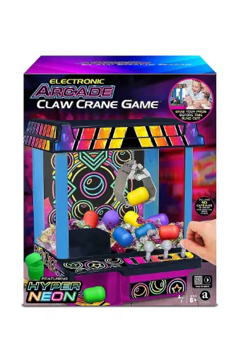 [OTDRUTGGA014HB] Ambassador Electronic Hyper Neon Arcade Claw Crane Game GA014HB