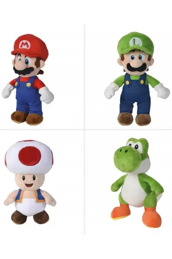 [PLSHNHE9231009] Simba Super Mario Plush 20cm - Assorted 9231009