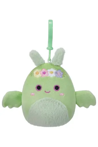 [PLSHUTGCP00217] Squishmallows Little Plush 3.5-Inch Clip-On Tove Mint Green Mothman CP00217