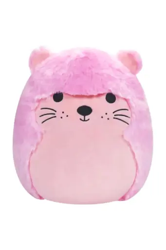 [PLSHUTGCR00344] Squishmallows Fuzzamallows Medium 12-Inch Plush Pink Otter CR00344