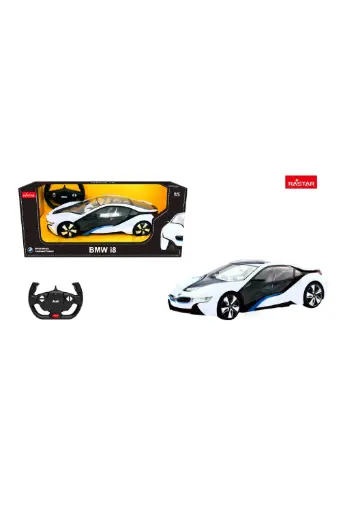 [RCARNHE4960011] Rastar BMW i8 R/C Scale 1:14 2.4GHz - Transparent 4960011