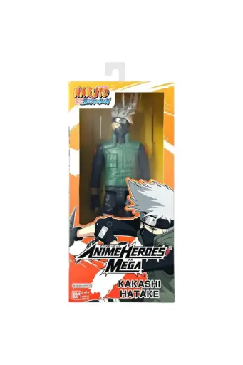 [BOYSGCA38153] Bandai Anime Heroes Mega Naruto Shippuden 30cm Action Figure - Kakashi Hatake 38153