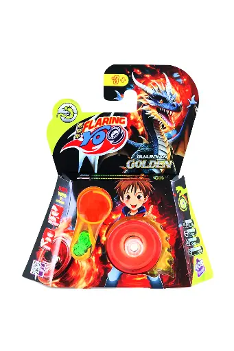 [BOYSTTCO698143] Flaring Yoyo 2 in 1 Yoyo and Spinner Guardian Golden O698143