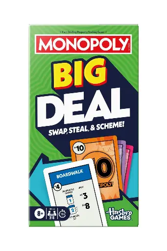 [BRDGNHEG2634] Hasbro Games Monopoly Big Deal Card Game G2634
