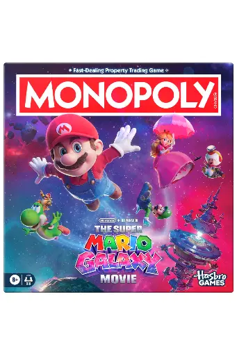 [BRDGNHEG2638] Hasbro Games Monopoly: The Super Mario Galaxy Movie Edition Board Game G2638