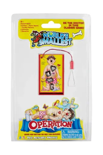 [BRDGWTI5037] World's Smallest Operation Board Game 5037
