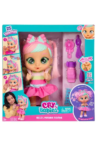 [EYRSSTC921481] Cry Babies Bella's Morning Routine - Interactive Baby Doll 921481