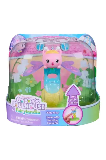 [GRLSOSE6075679] Gabby's Dollhouse Fairylandia, Kitty Fairy Flutter-riffic Fairy Ring 6075679 - Kitty Fairy