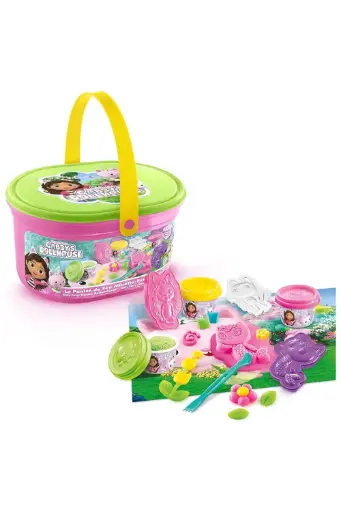 [GRLSUTGGAB021] Gabby's Dollhouse Kitty Fairy Garden Bucket-Dough GAB021