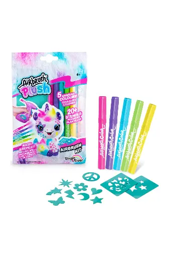 [GRLSUTGOFG256] Airbrush Plush Refill Kit 10 pens & 20+ Stencils OFG256