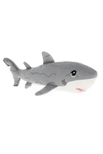 [PLSHUTGSE3698] Keel Toys Keeleco Gray Shark 25 cm Soft Toy SE3698