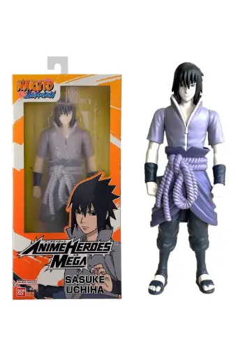 [BOYSGCA38152] Bandai Anime Heroes Mega Naruto Shippuden 30cm Action Figure - Sasuke Uchiha 38152
