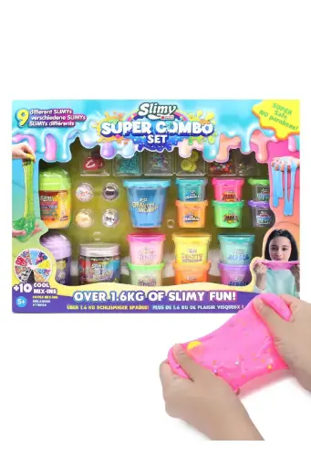 [GRLSOSE33516] Joker Slimy Super Combo Set - Original Slime Set with 9 Different Play Masses and 10 x Mix-Ins 33516