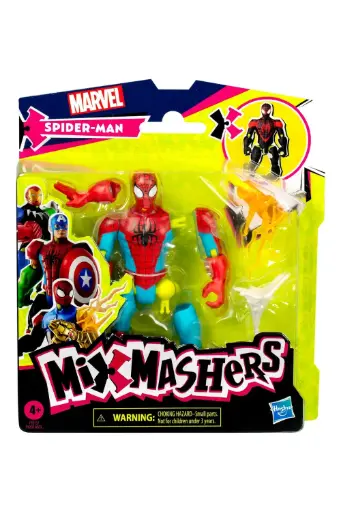 [BOYSNHEF9213] Hasbro Marvel Spider-Man Mix Mashers Custom Mix-and-Match Action Figure & Accessories F9213