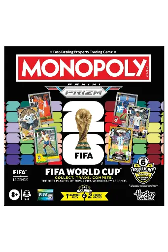 [BRDGNHEG2633] Hasbro Games Monopoly Panini Prizm: FIFA World Cup Game G2633