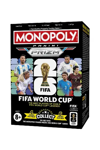 [BRDGNHEG2677] Monopoly Panini Prizm: FIFA World Cup Trading Cards Booster Box G2677
