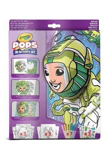 [EYRSTTG042806] Crayola POPS 3D Activity Set - Space 042806