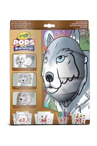 [EYRSTTG042807] Crayola POPS 3D Activity Set - Wilderness 042807