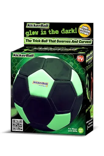 [OTDROSEICKGLOW] Swerve Sports KickerBall Glow in the Dark Curve Ball ICKGLOW