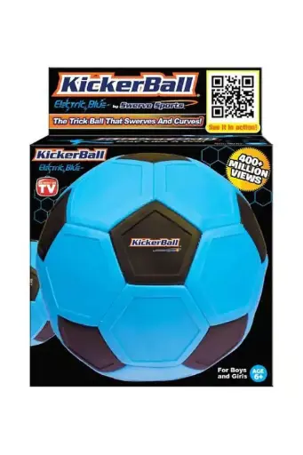[OTDROSEKBLUSTK] Swerve Sports KickerBall Electric Blue Curve Ball KICKBLUSTK