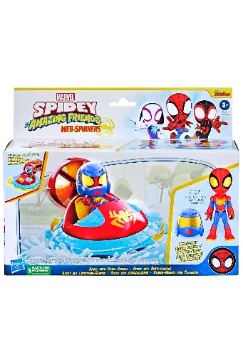 [BOYSNHEF7252] Marvel Spidey And His Amazing Friends Spidey With Hover Spinner F7252