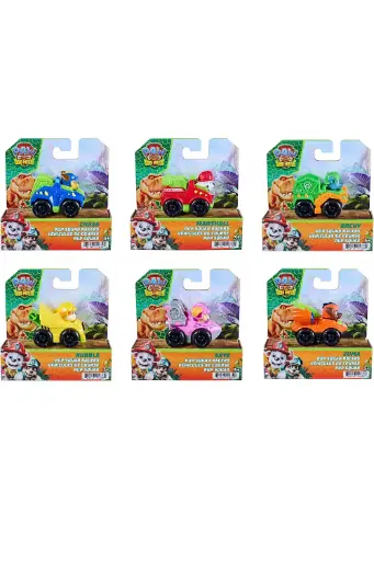 [EYRSOSE6076062] Paw Patrol Movie 3 Dino Pup Squad Racer Assorted 6076062